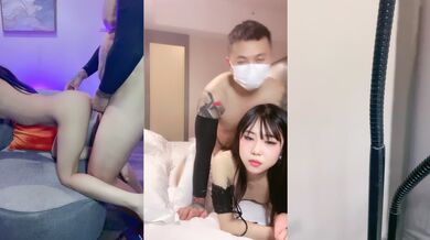 颜值不错的小骚骚让社会大哥蹂躏，全程露脸宾馆各种爆草，激情上位玩弄奶头，掰开骚穴抠逼，压在身下爆草